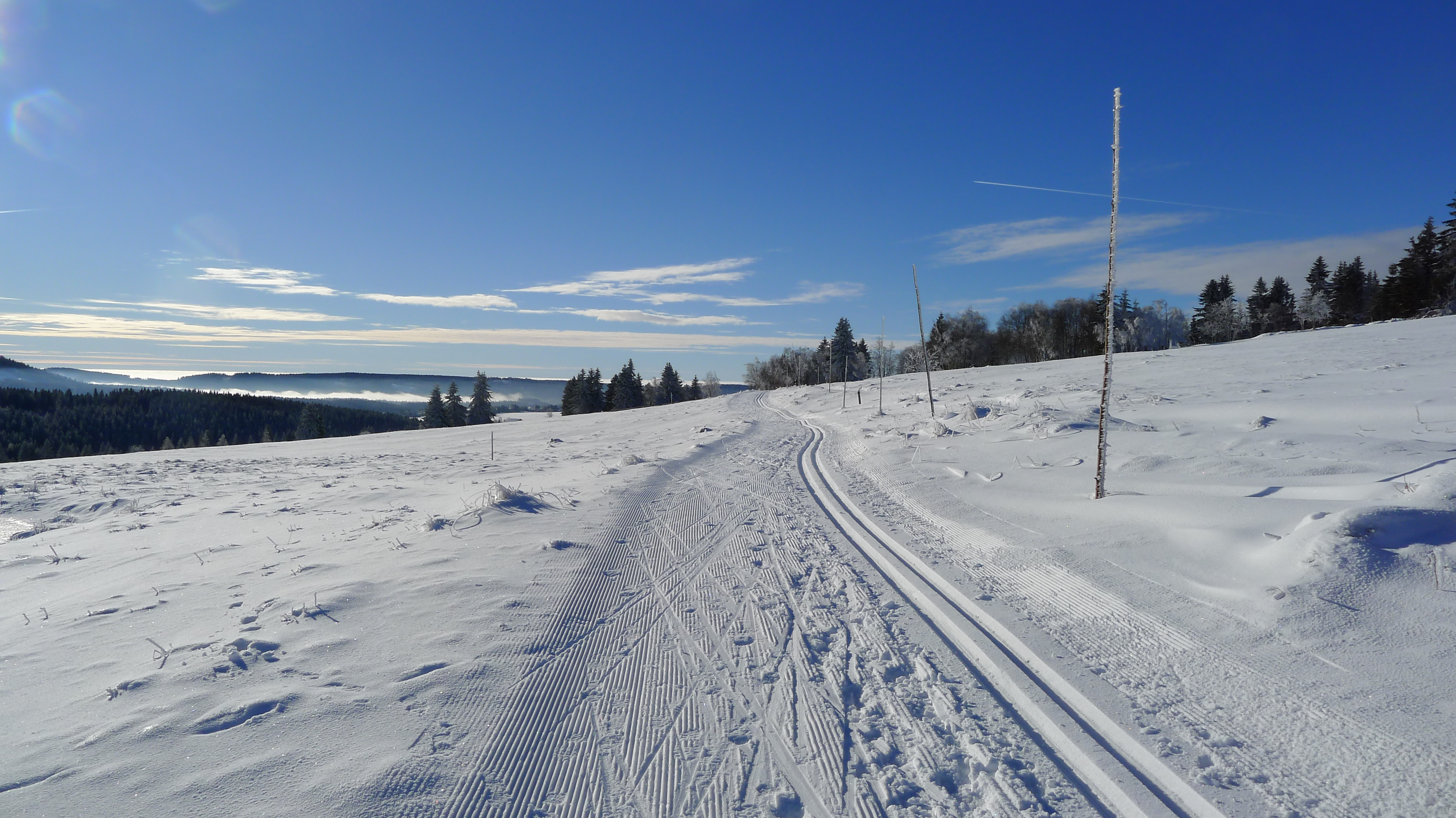 lyžařská magistrála u Maringotky