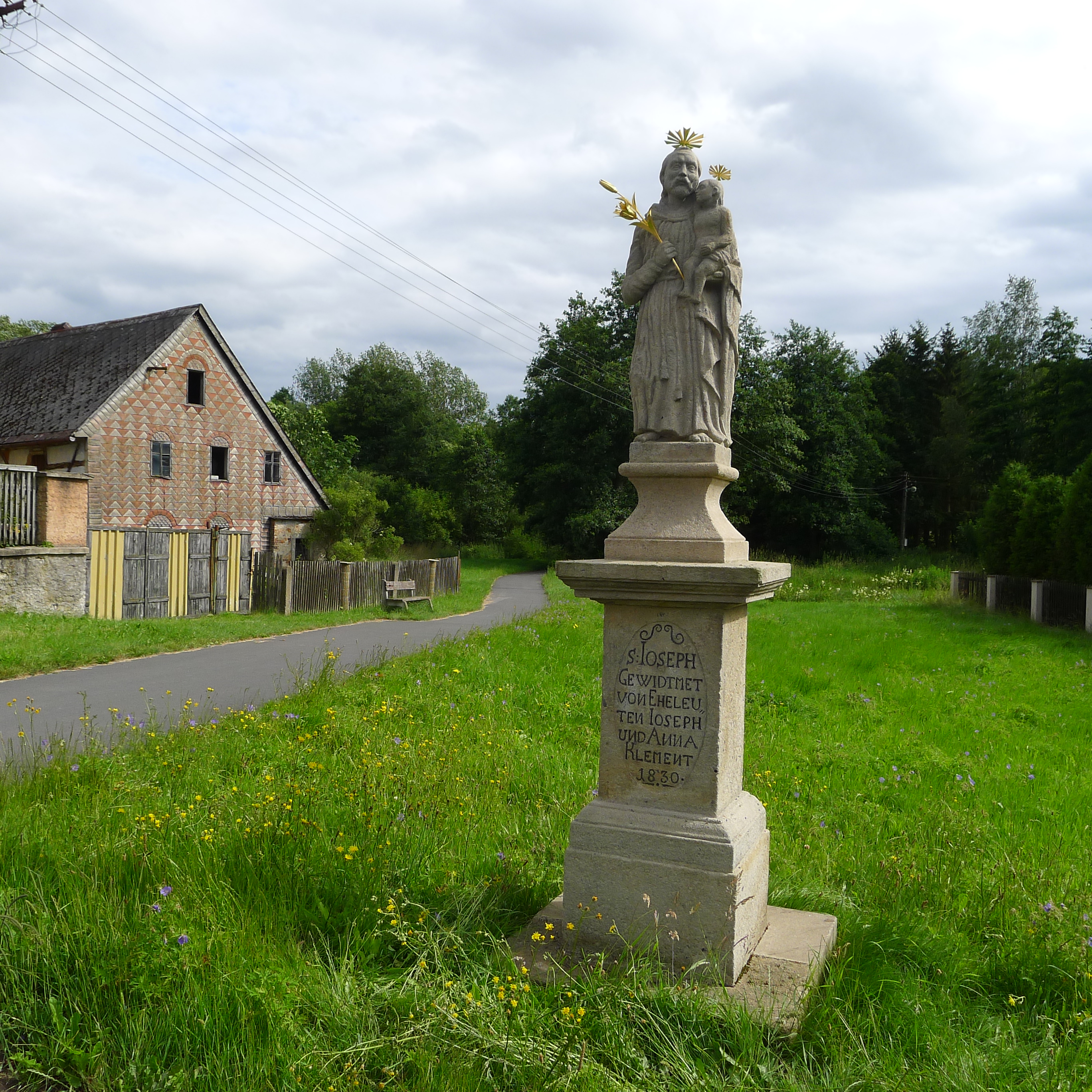 Kosmová - socha sv. Josefa