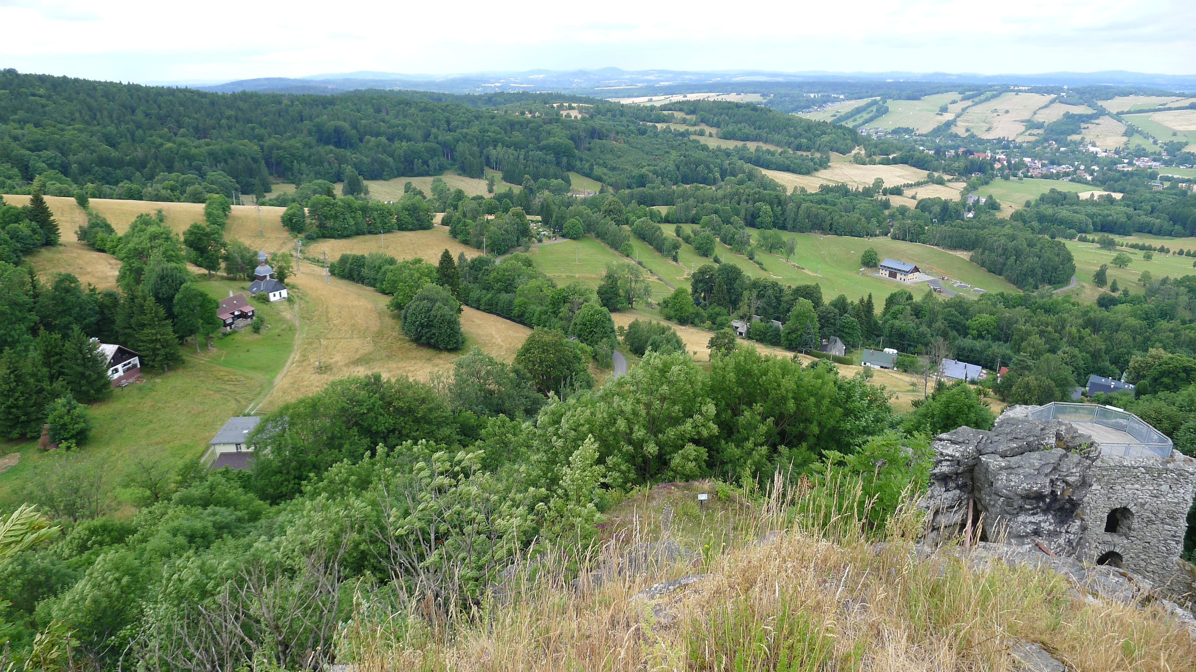 výhled z Tolštejna