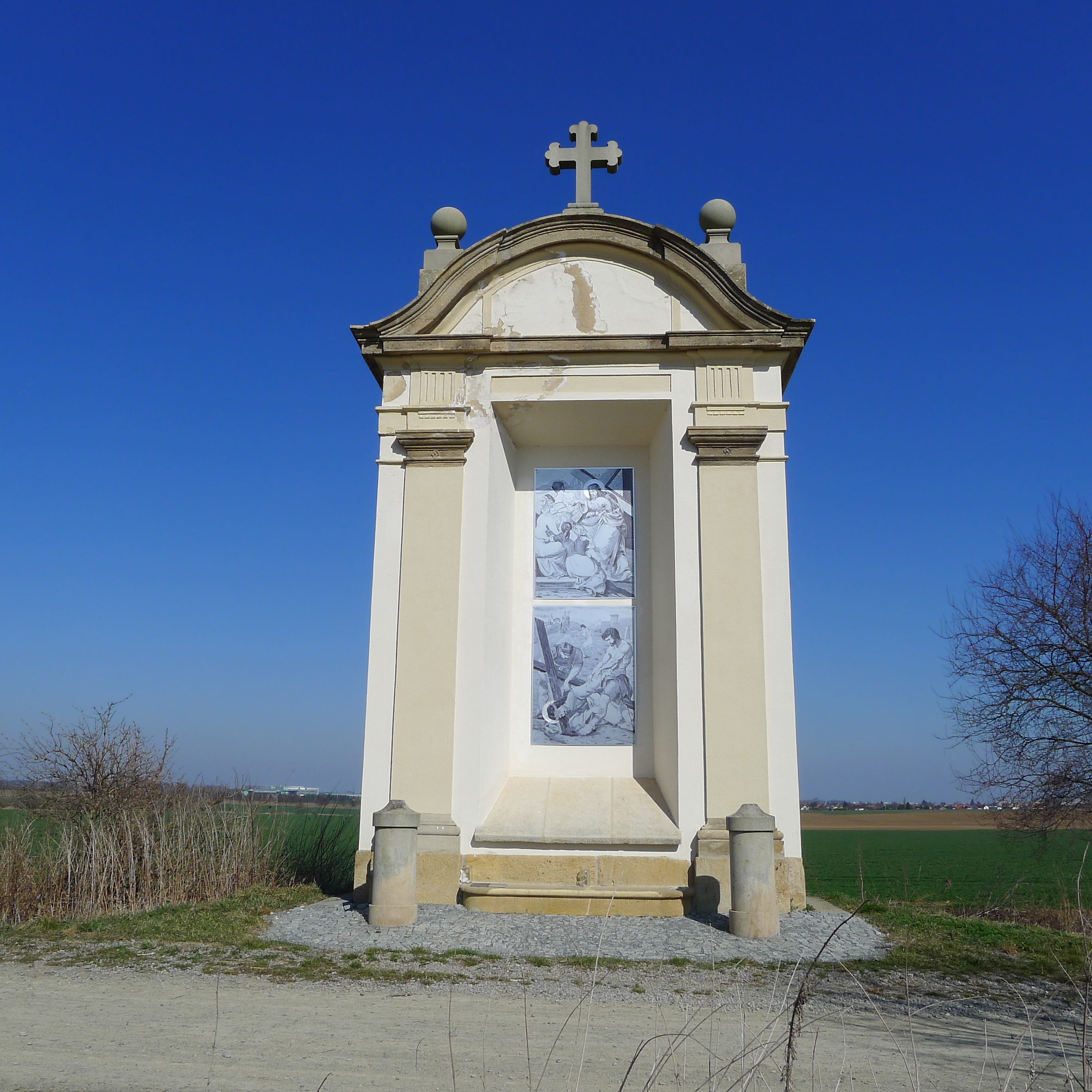 18. kaple hájecké cesty - znovu vystavěná