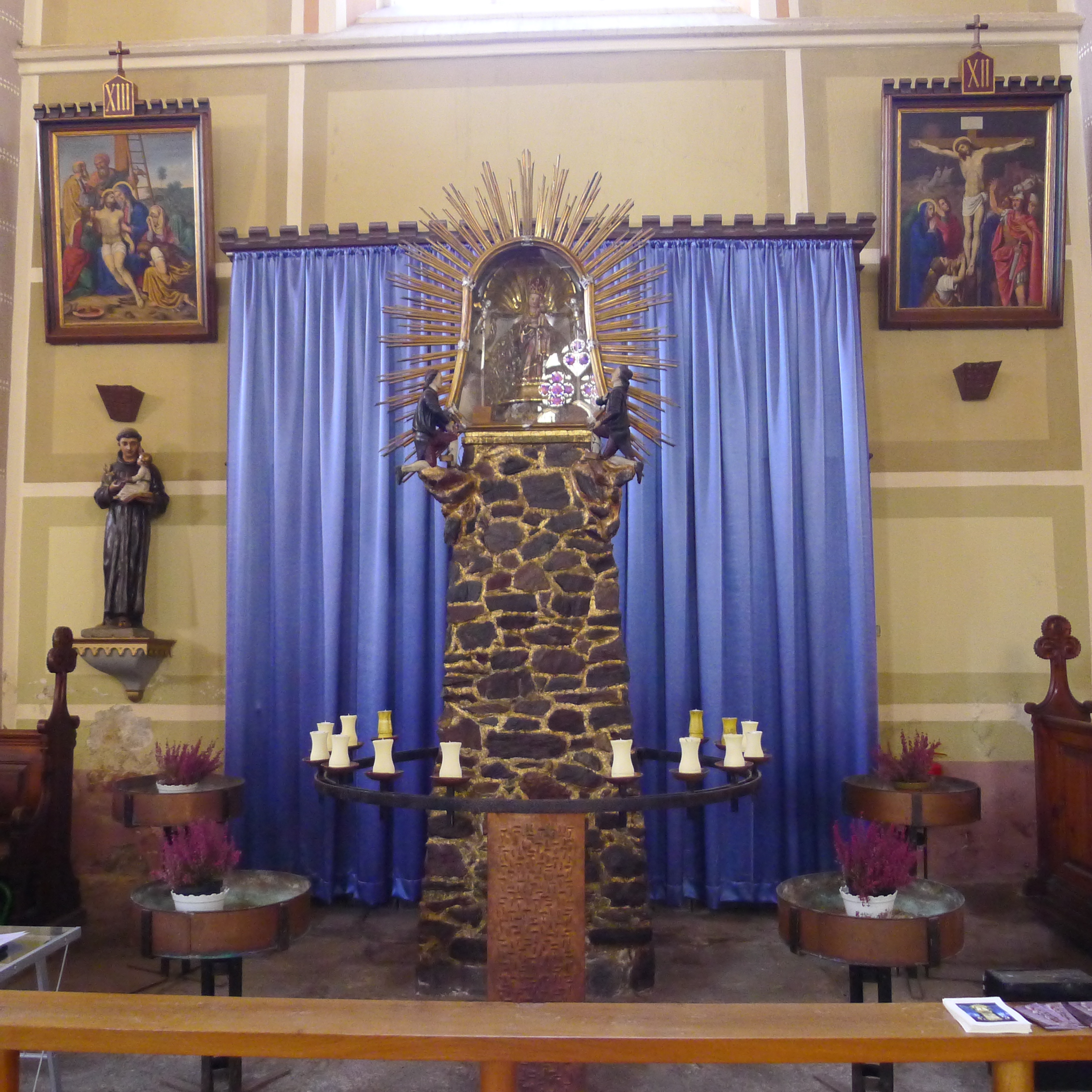 milostná soška Panny Marie z Maria Sorg v kostele sv. Jáchyma